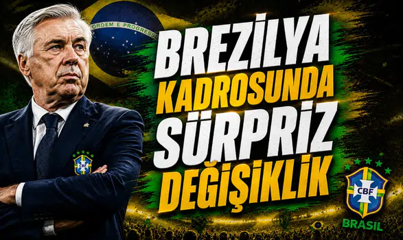 Brezilya Kadrosunda Sürpriz Değişiklik