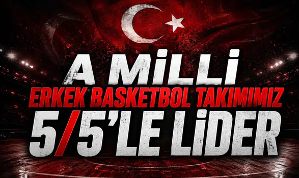 A Milli Erkek Basketbol Takımımız 5/5'le Lider