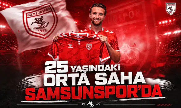 25 yaşındaki orta saha Samsunspor'da