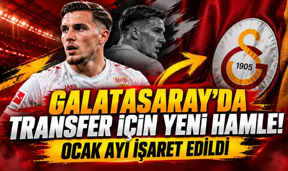 Galatasaray’da transfer için yeni hamle! Ocak ayı işaret edildi
