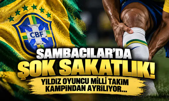 Sambacılar’da Şok Sakatlık! Yıldız Oyuncu Milli Takım Kampından Ayrılıyor...