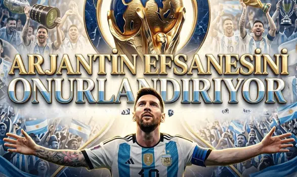 Messi için statlarda saygı duruşu