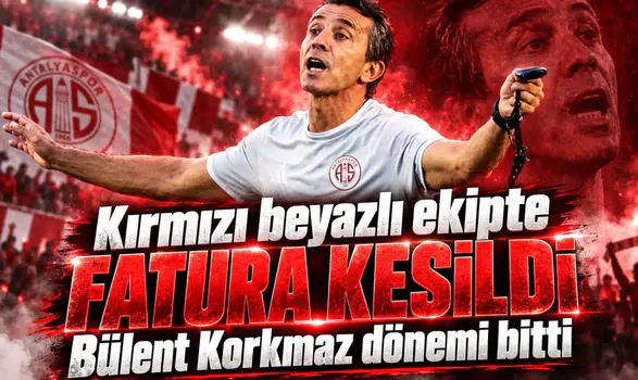 Kırmızı beyazlı ekipte fatura kesildi Bülent Korkmaz dönemi bitti