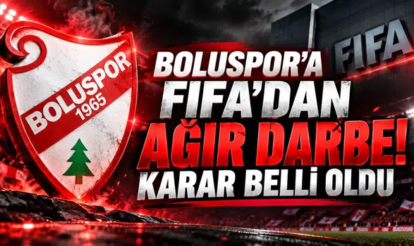 BOLUSPOR’A FIFA’DAN AĞIR DARBE! KARAR BELLİ OLDU