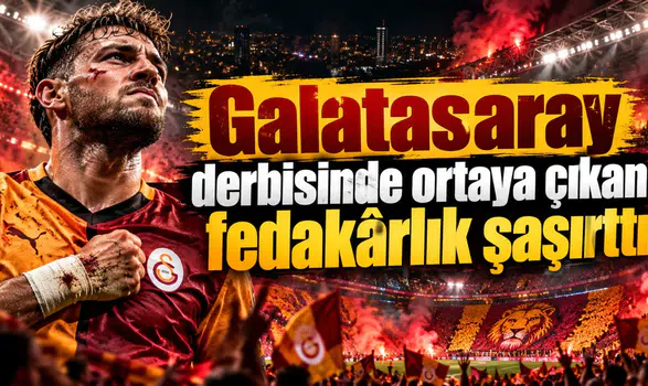 Galatasaray derbisinde ortaya çıkan fedakârlık şaşırttı