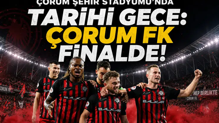 Çorum Şehir Stadyumu'nda tarihi gece: Çorum FK finalde!