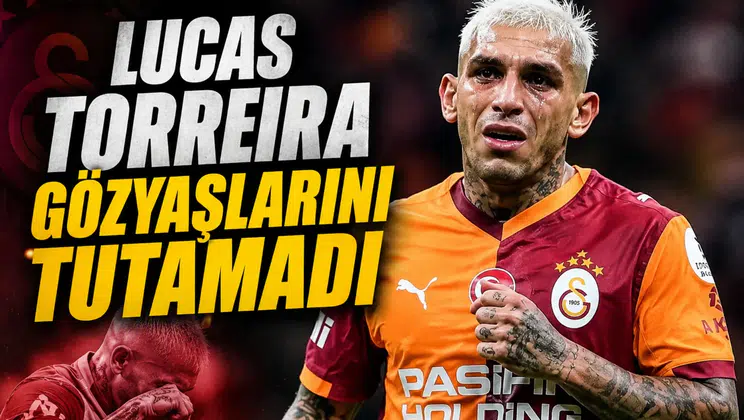 Lucas Torreira gözyaşlarını tutamadı