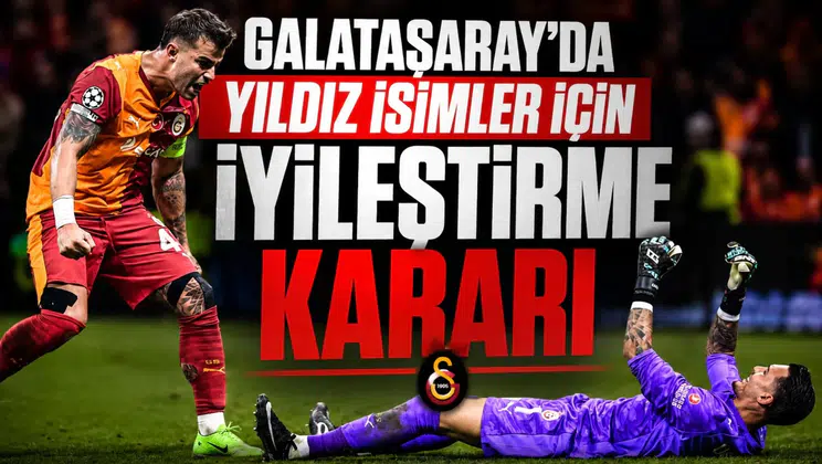 Galatasaray'da yıldız isimler için iyileştirme kararı
