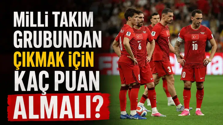 Milli Takım grubundan çıkmak için kaç puan almalı?