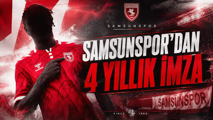 Samsunspor'dan 4 Yıllık İmza