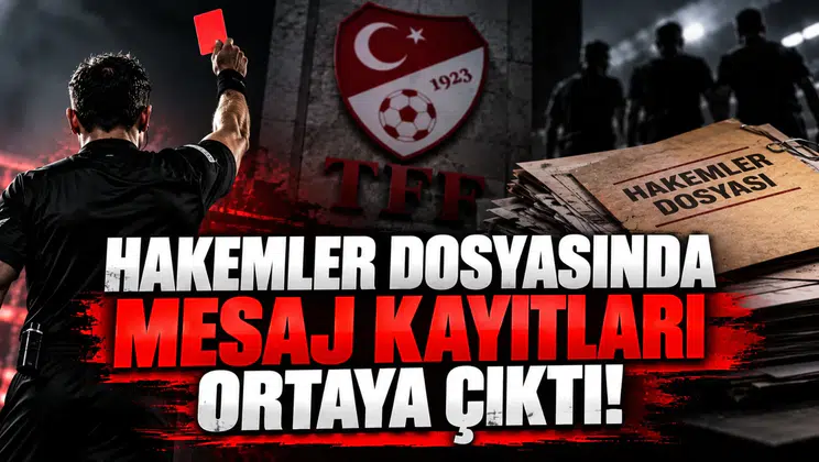 Hakemler dosyasında mesaj kayıtları ortaya çıktı!