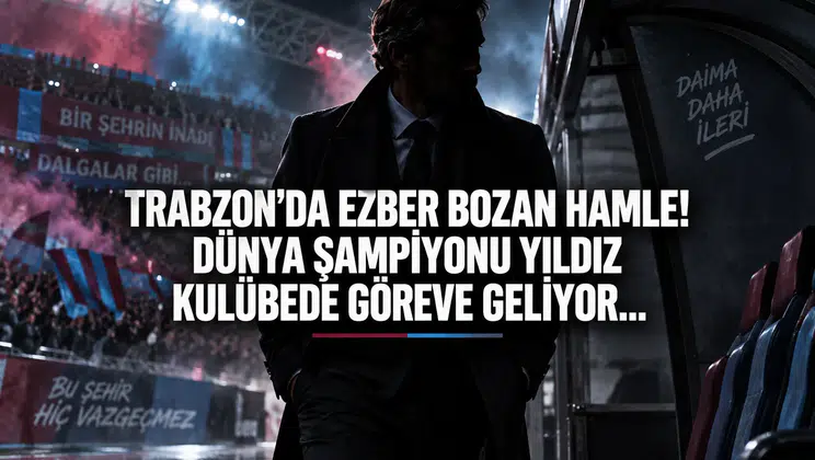 Trabzon’da Ezber Bozan Hamle! Dünya Şampiyonu Yıldız Kulübede Göreve Geliyor...