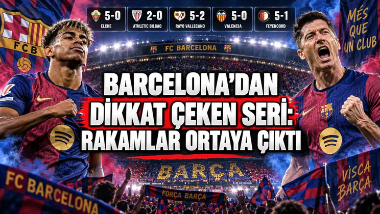 BARCELONA’DAN DİKKAT ÇEKEN SERİ: RAKAMLAR ORTAYA ÇIKTI