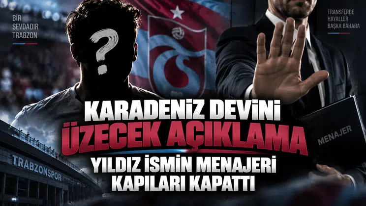 Karadeniz devini üzecek açıklama yıldız ismin menajeri kapıları kapattı