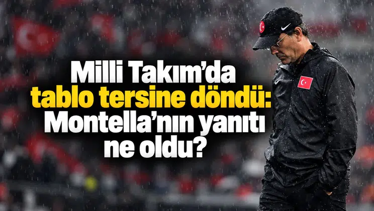 Milli Takım’da tablo tersine döndü: Montella’nın yanıtı ne oldu?