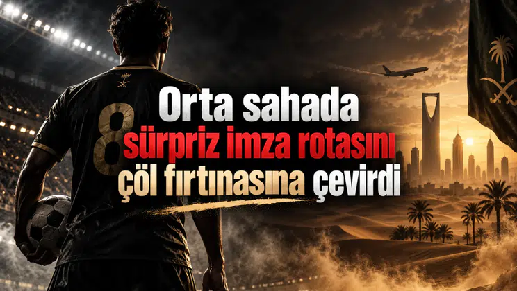 Orta sahada sürpriz imza rotasını çöl fırtınasına çevirdi