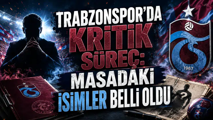 TRABZONSPOR’DA KRİTİK SÜREÇ: MASADAKİ İSİMLER BELLİ OLDU