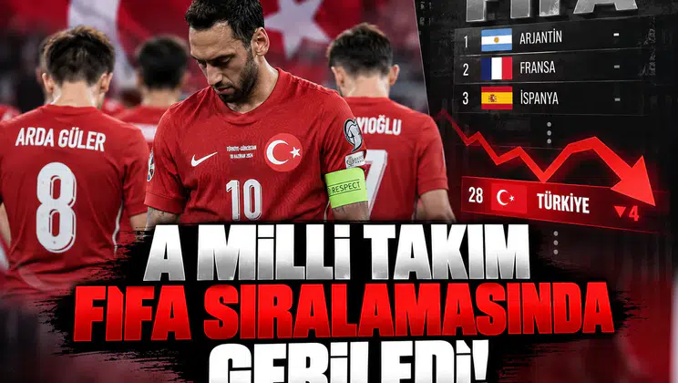 A Milli Takım FIFA Sıralamasında Geriledi!