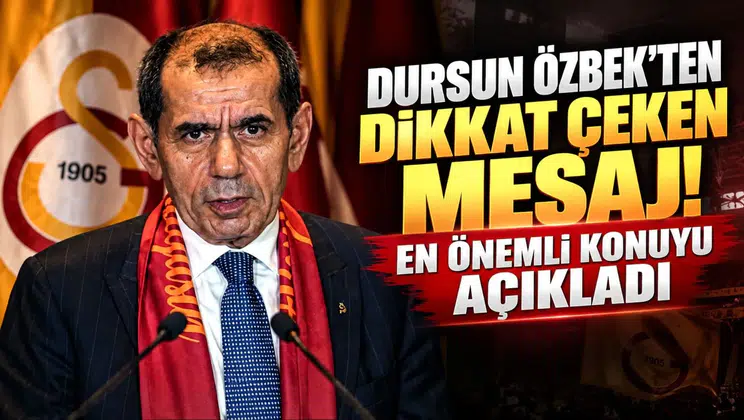 DURSUN ÖZBEK’TEN DİKKAT ÇEKEN MESAJ! EN ÖNEMLİ KONUYU AÇIKLADI