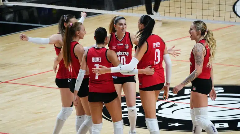 Beşiktaş Kadın Voleybol Takımı 3-0’lık Galibiyetle Şov Yaptı