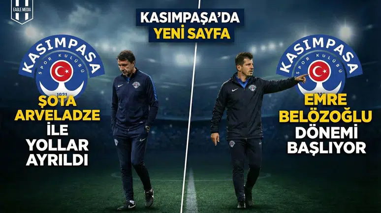 Kasımpaşa'da Şota Arveladze dönemi bitti, rota Emre Belözoğlu!