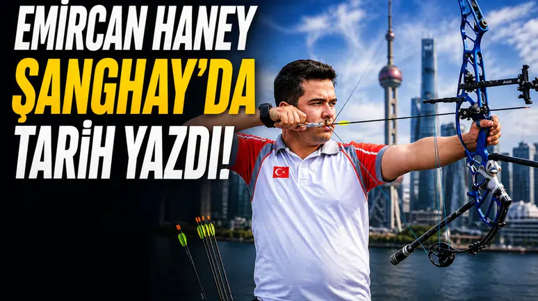 Emircan Haney Şanghay’da tarih yazdı