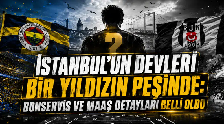 İstanbul'un Devleri Bir Yıldızın Peşinde: Bonservis ve Maaş Detayları Belli Oldu