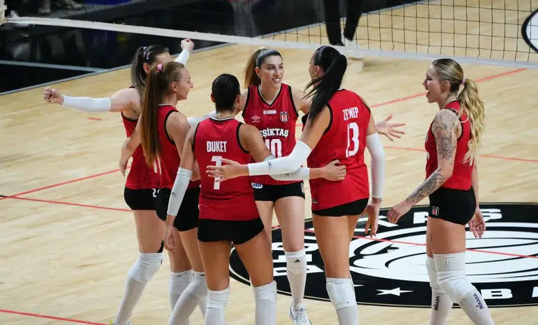 Beşiktaş Kadın Voleybol Takımı 3-0’lık Galibiyetle Şov Yaptı