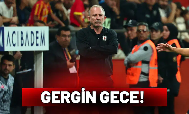 Beşiktaş’ta gergin gece! Yalçın’dan hakeme çok sert sözler
