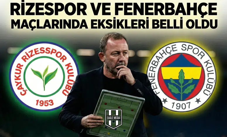 Beşiktaş'ın, Rizespor ve Fenerbahçe maçlarında eksikleri belli oldu