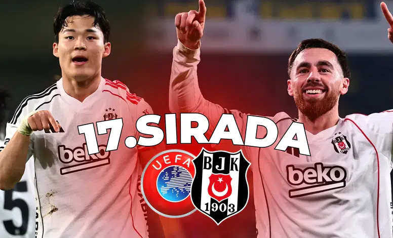 UEFA raporuna göre Beşiktaş  17. sırada