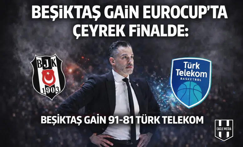 Beşiktaş GAİN EuroCup'ta sahne alıyor: Rakip Türk Telekom