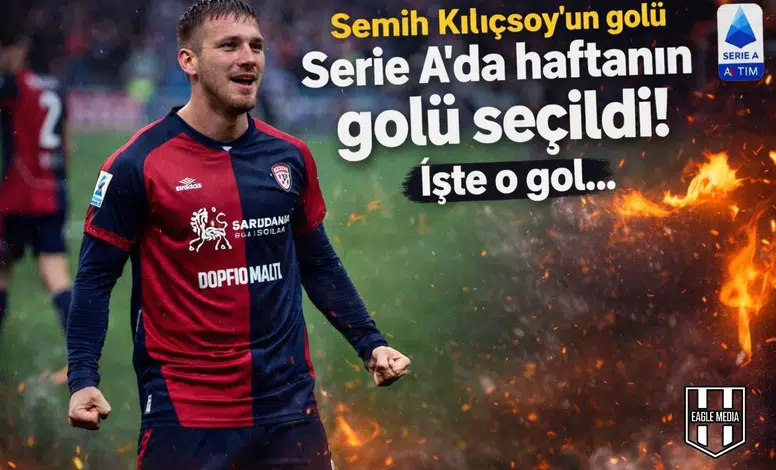 Semih Kılıçsoy'un golü Serie A'da haftanın golü seçildi! İşte o gol...