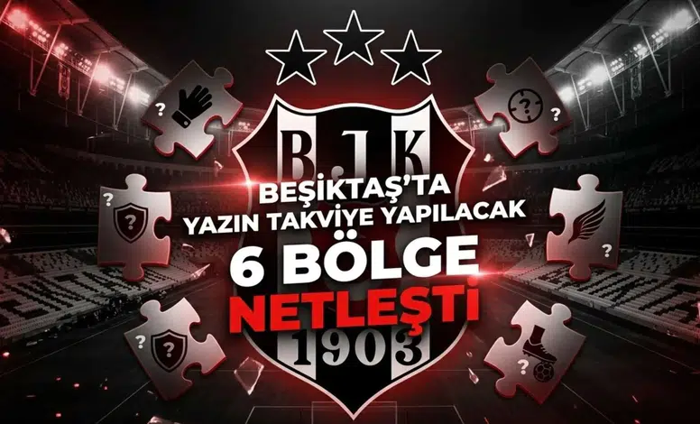 Beşiktaş'ta yazın takviye yapılacak 6 bölge netleşti