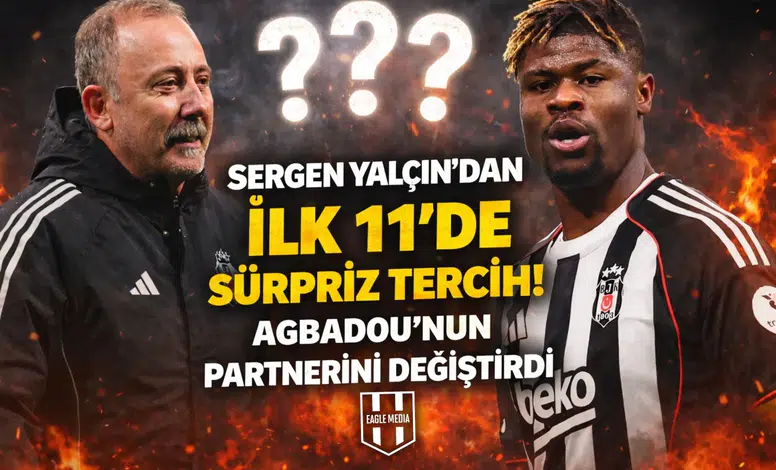 Sergen Yalçın'dan ilk 11'de sürpriz tercih! Agbadou'nun partnerini değiştirdi