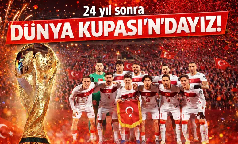 Orkun Kökçü varsa sorun yok: "24 yıl sonra Dünya Kupası'ndayız!"