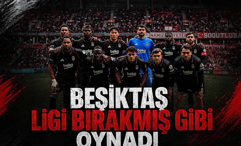 Beşiktaş ligi bırakmış gibi oynadı