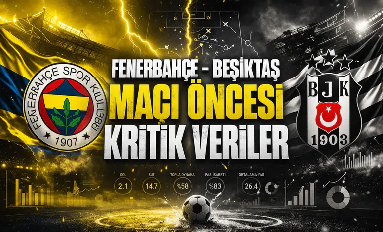 Fenerbahçe - Beşiktaş maçı öncesi kritik veriler