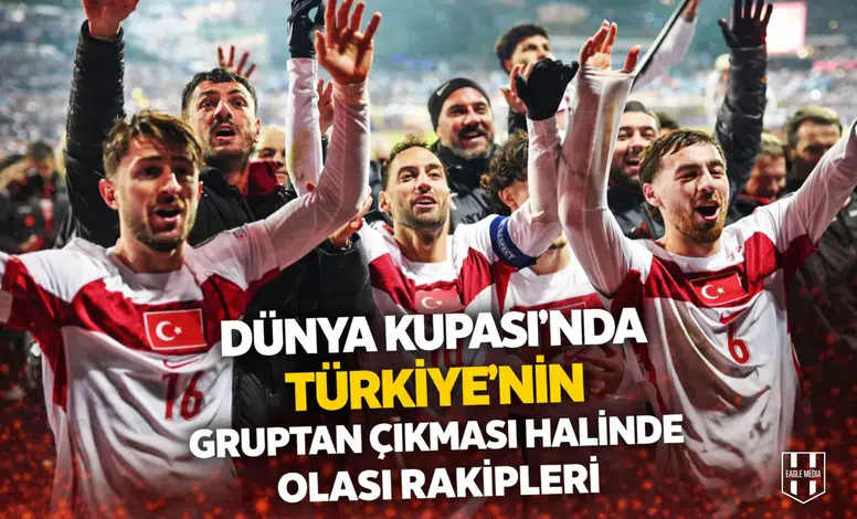 Dünya Kupası'nda Türkiye'nin gruptan çıkması halinde olası rakipleri