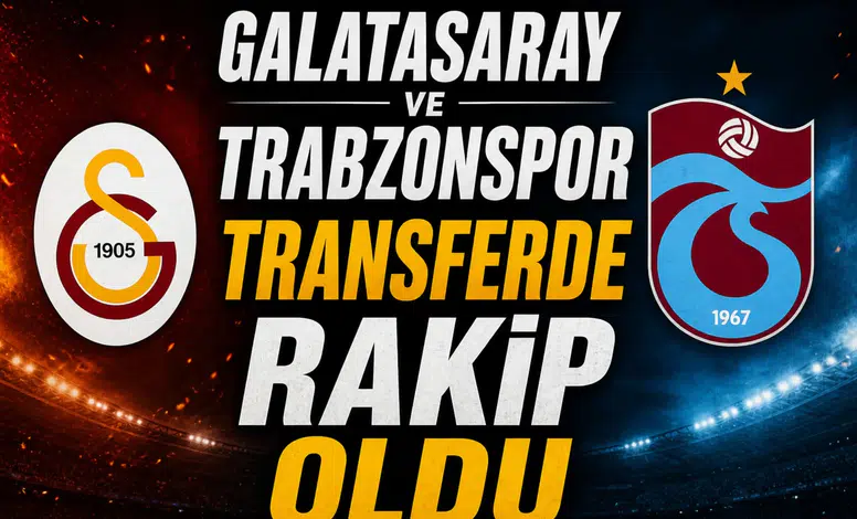 Galatasaray ve Trabzonspor transferde rakip oldu