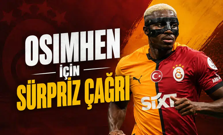 Osimhen için sürpriz çağrı