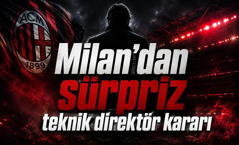 Milan’dan sürpriz teknik direktör kararı