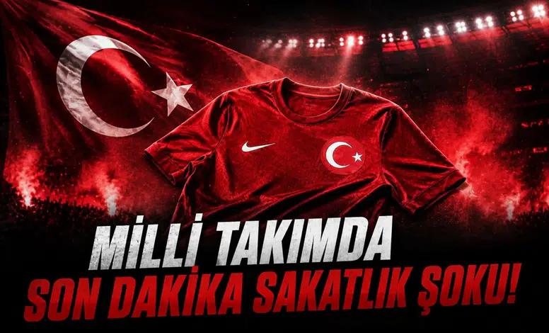 Milli Takım'da son dakika sakatlık şoku!