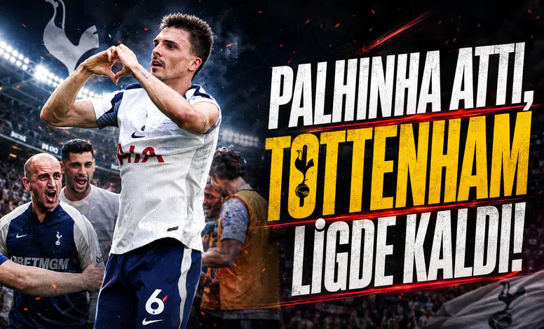 Joao Palhinha attı, Tottenham ligde kaldı