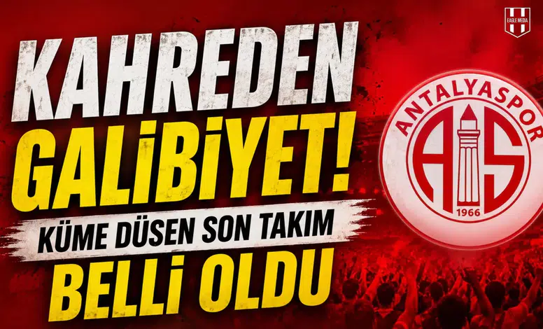 Küme düşen son takım da belli oldu