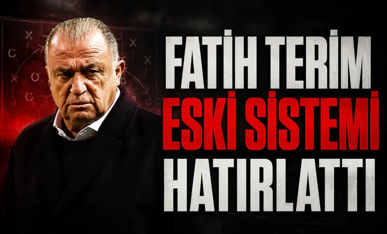 Fatih Terim eski sistemi hatırlattı