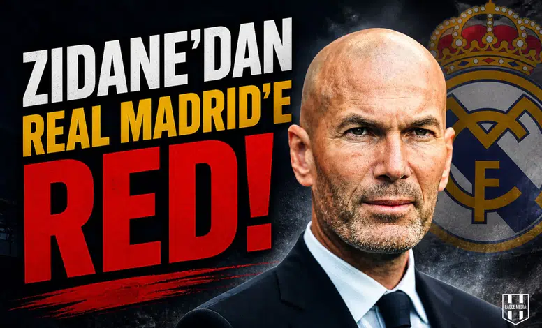 Zidane'dan Real Madrid'e red!