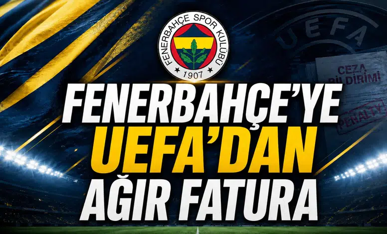 Fenerbahçe’ye UEFA’dan ağır fatura