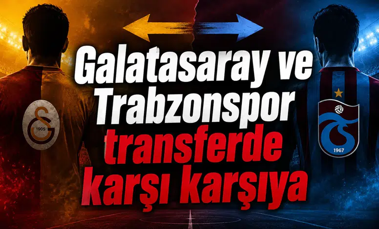 Galatasaray ve Trabzonspor transferde karşı karşıya