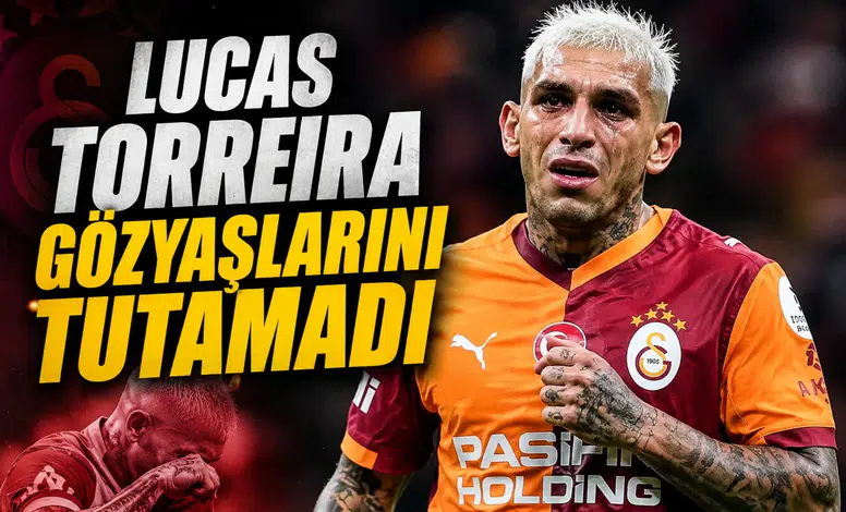 Lucas Torreira gözyaşlarını tutamadı